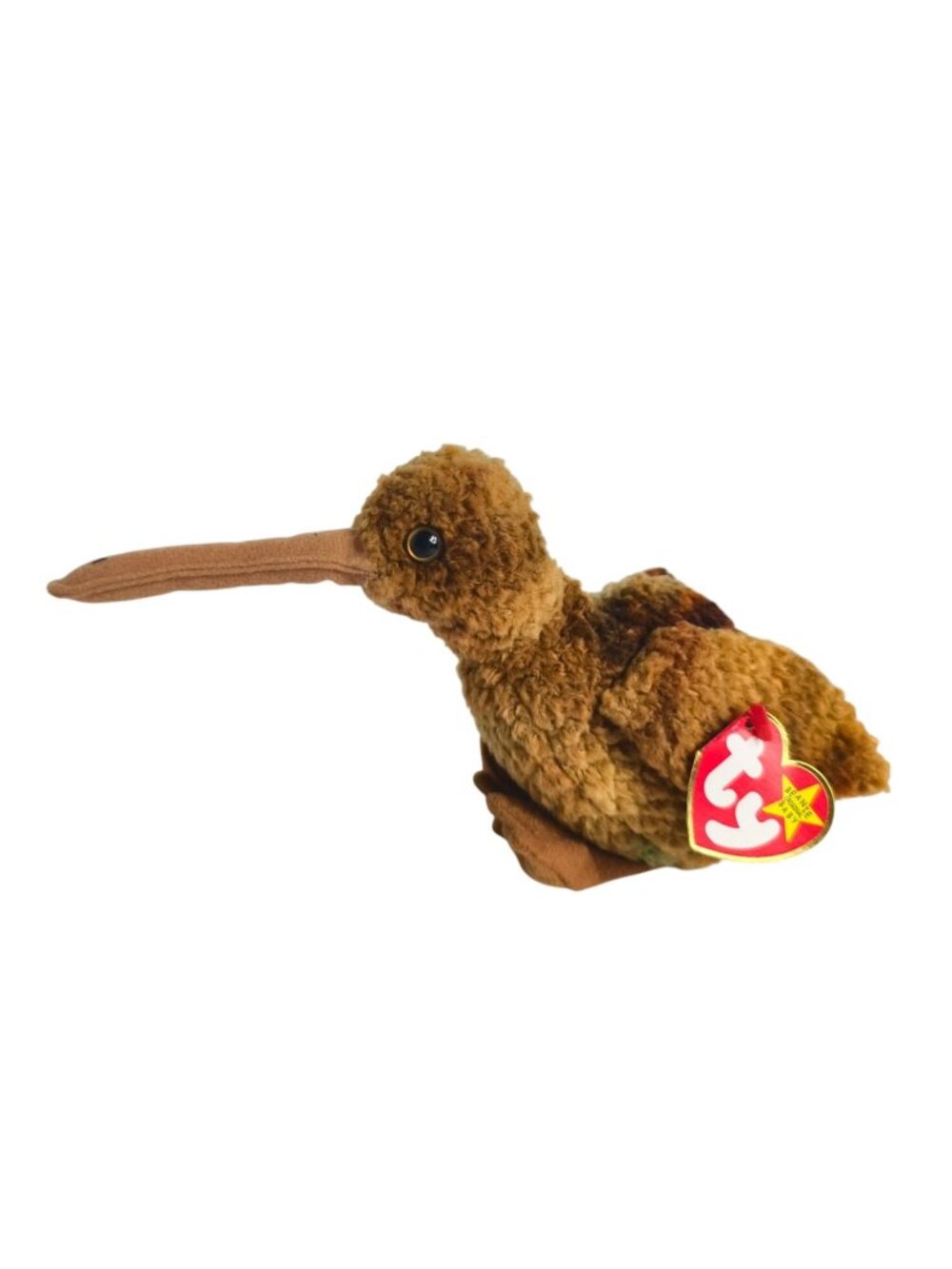 Ty Beanie Baby Beak Kiwi Bird Plush Toy 1998 MWMT Retired 02-3-98 DOB Collectibl